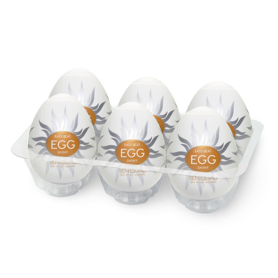 Pack de 6 oeufs Tenga Egg Shiny Easy Ona-cap